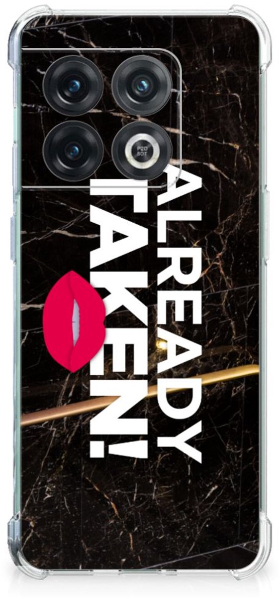 OnePlus 10 Pro Telefoonhoesje met tekst Already Taken Black