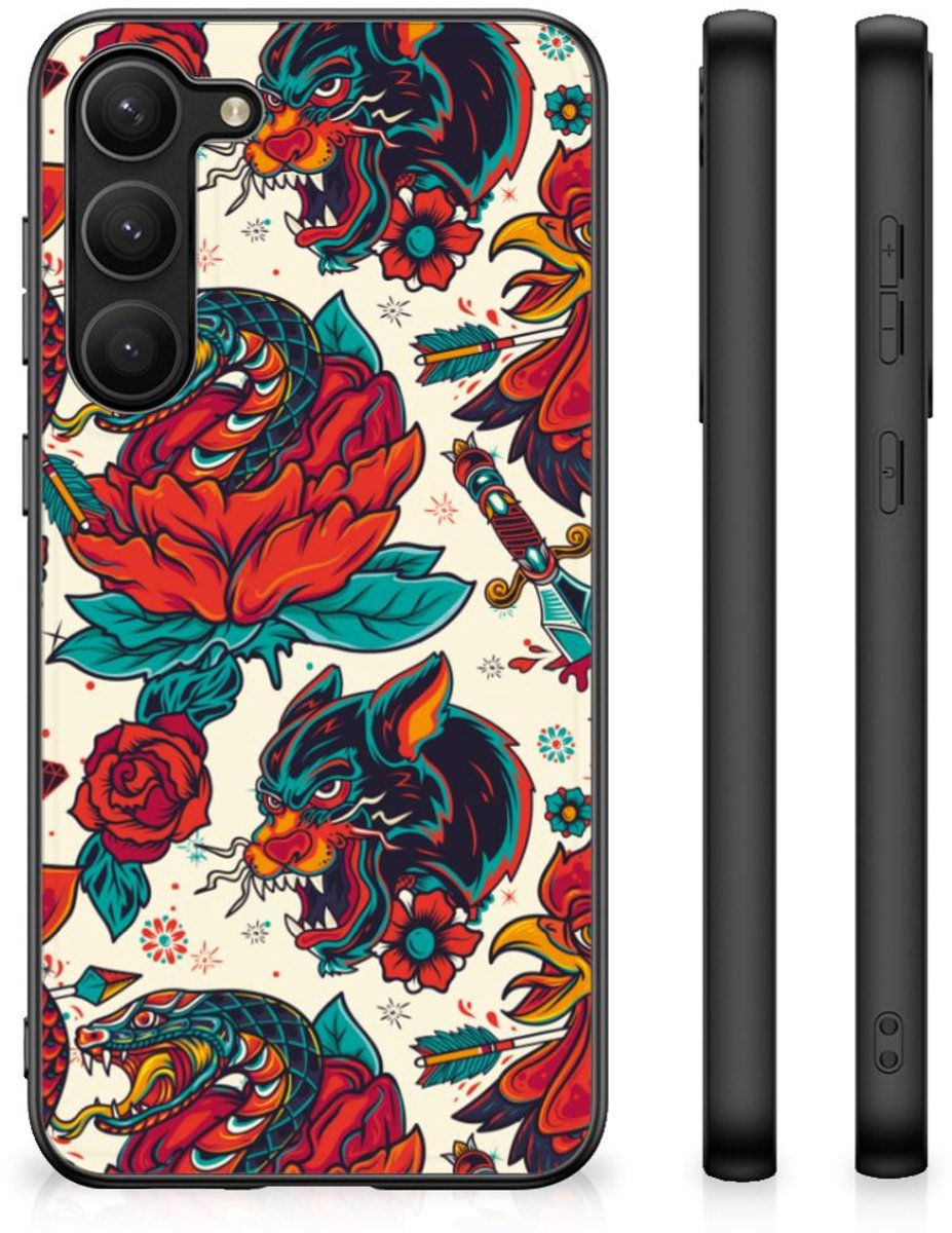 Silicone Back Case voor Samsung Galaxy S23 Plus Old Skool
