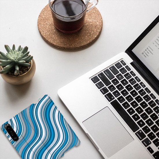 Etui Sony Xperia 1 III Book Case Waves Blauw