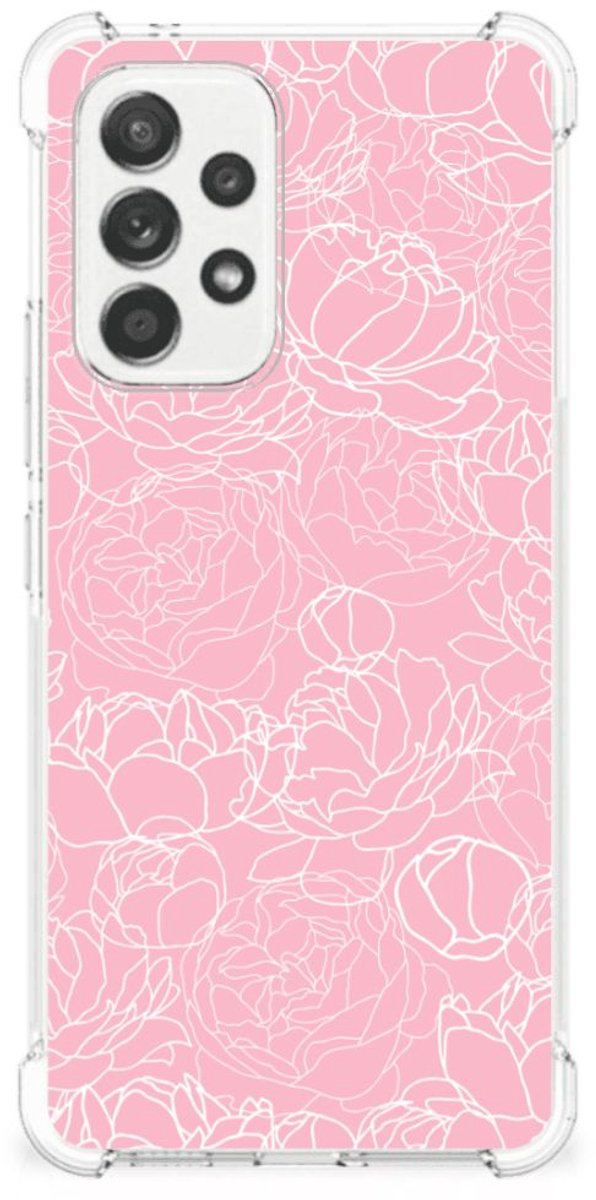 Samsung Galaxy A53 5G Case White Flowers