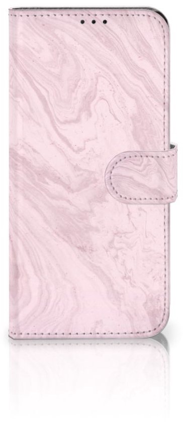 Boekhoesje voor Sony Xperia 10 II Bookcase Marble Pink - Origineel Cadeau Vriendin