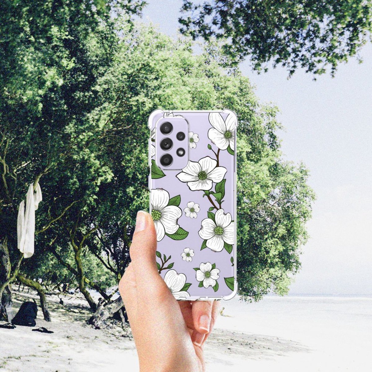 Samsung Galaxy A33 Case Dogwood Flowers