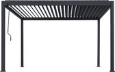AXI Raya Aluminium Pergola - 3 x 4 m – Antraciet Gepoedercoat Aluminium frame - Luxe vrijstaande terrasoverkapping met kantelbare lamellen - Voor gebruik als tuinoverkapping, carport of veranda