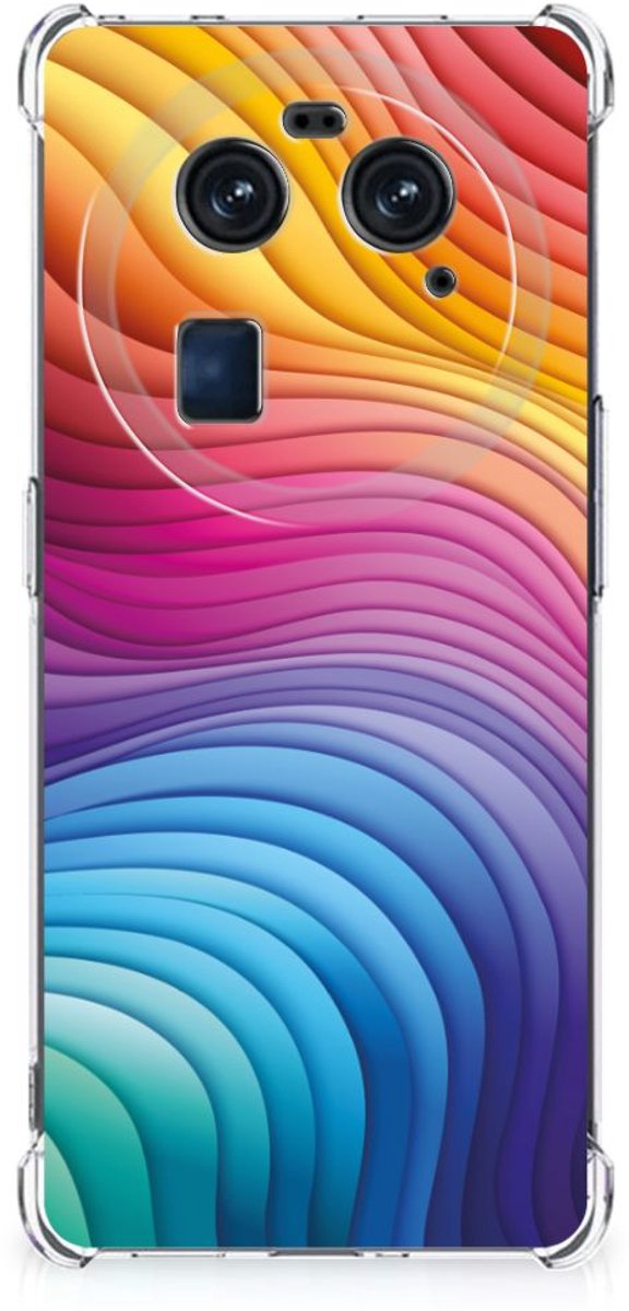 Shockproof Case voor OPPO Find X6 Regenboog