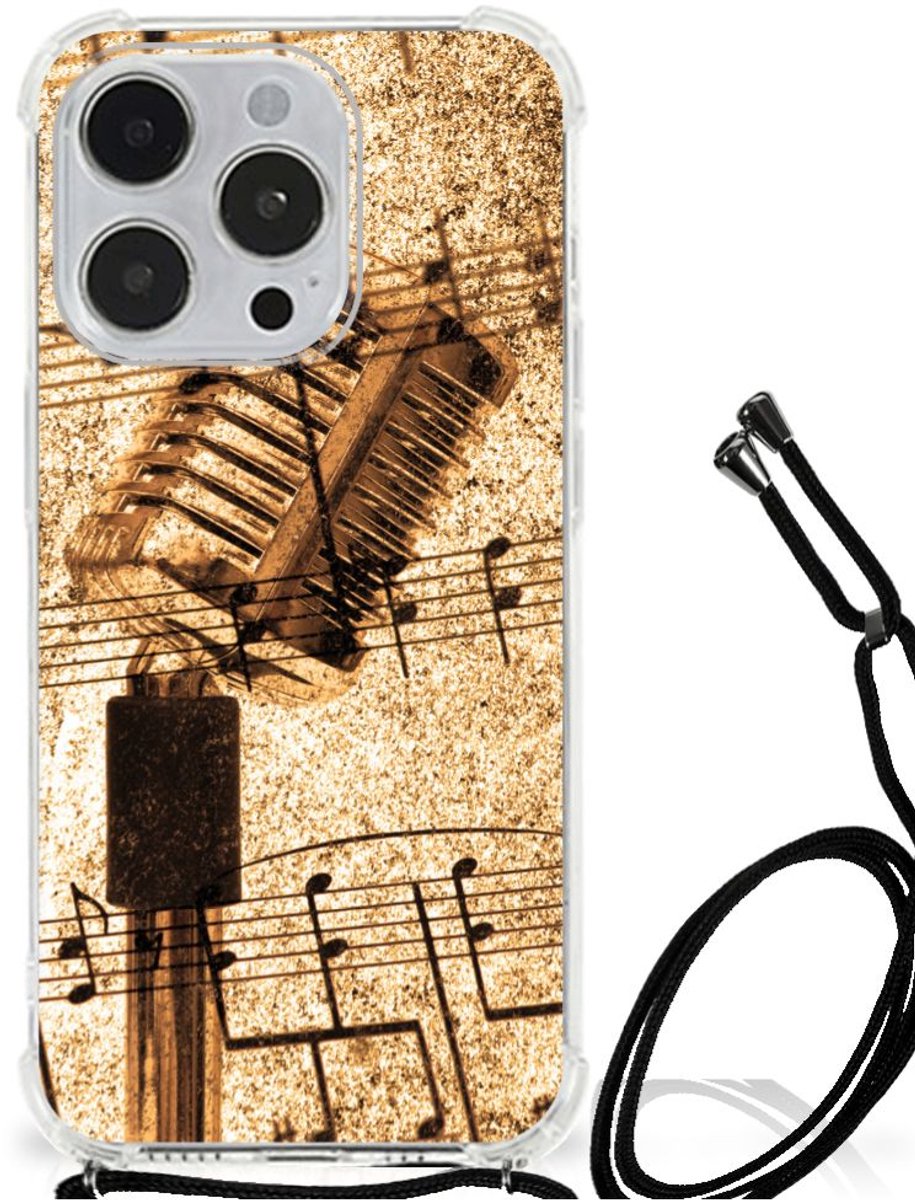 iPhone 14 Pro Anti-shock Hoesje met foto Bladmuziek