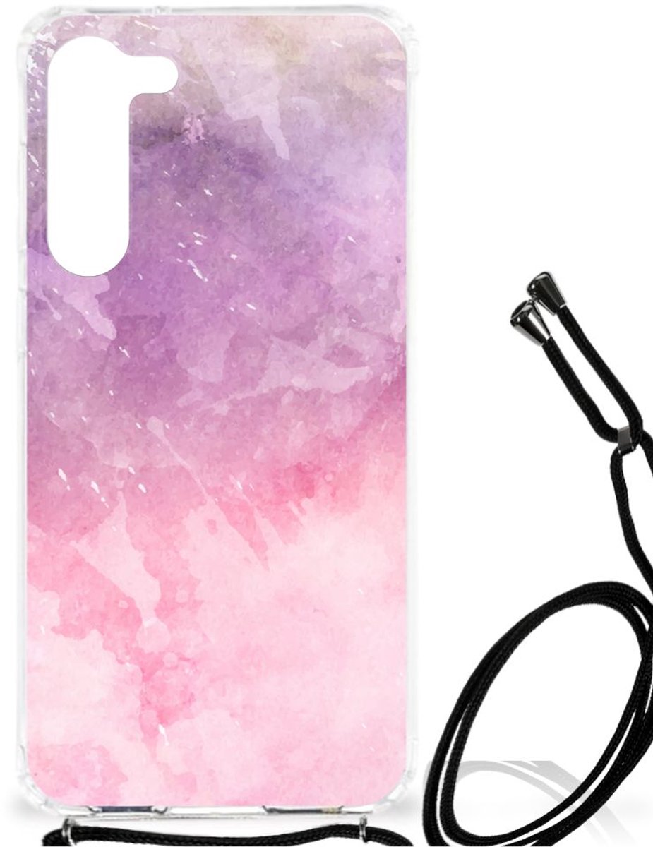 Back Cover Samsung Galaxy S23 Plus Pink Purple Paint