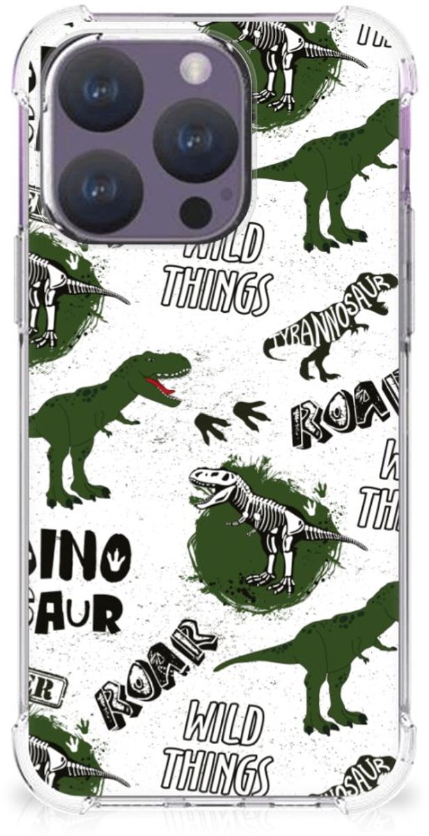 Case Anti-shock voor iPhone 15 Pro Dinosaurus