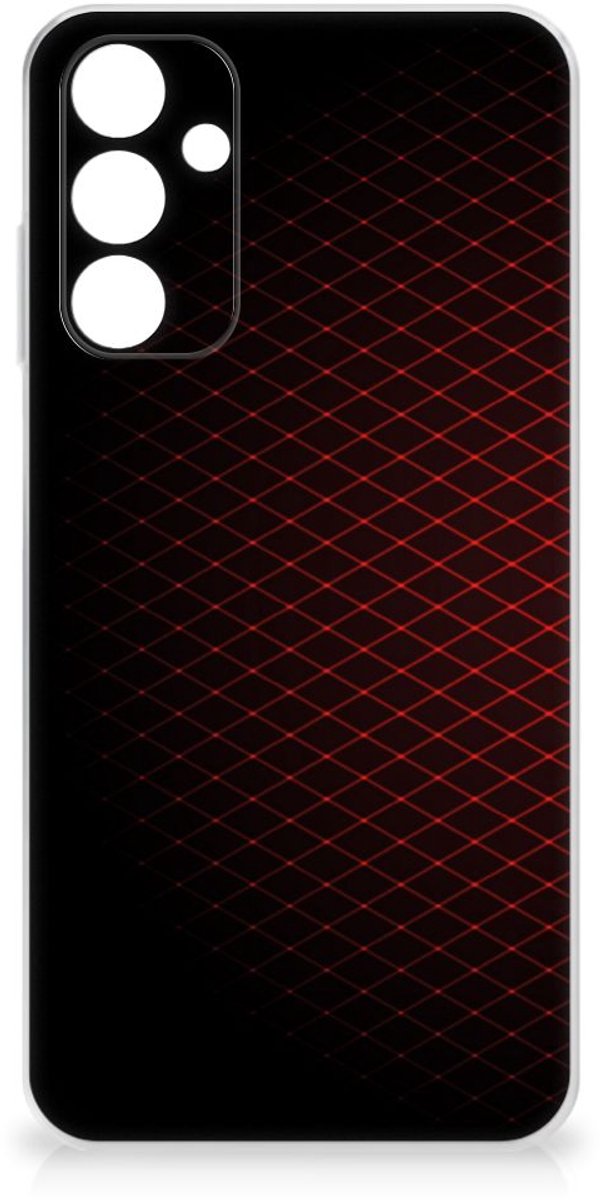 Samsung Galaxy A15 TPU bumper Geruit Rood