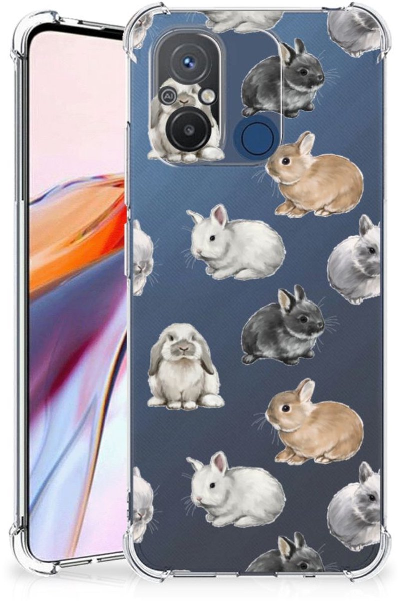 Case Anti-shock voor Xiaomi Redmi 12C Konijntjes