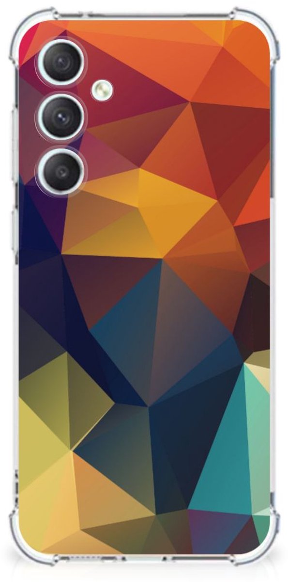 Samsung Galaxy S23 FE Shockproof Case Polygon Color