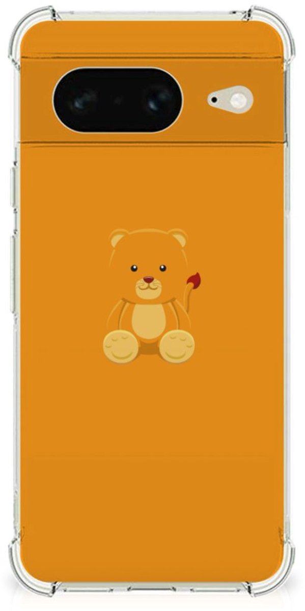 Google Pixel 8 Stevig Bumper Hoesje Baby Beer
