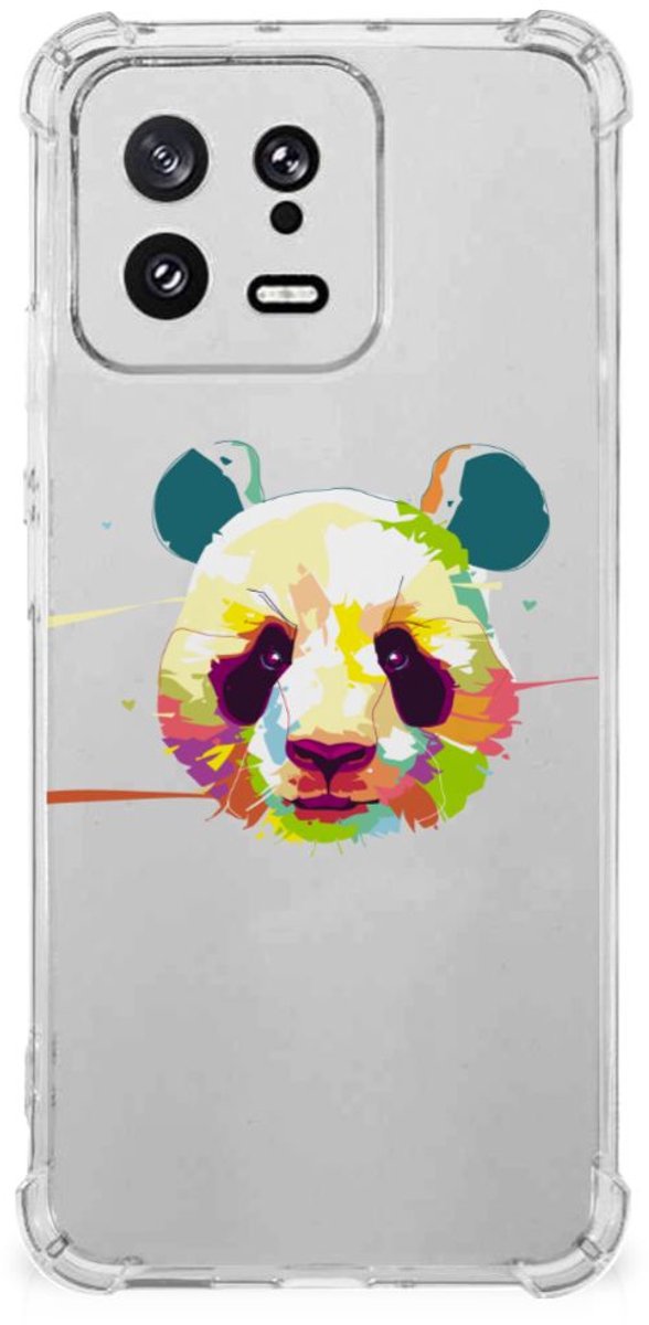 Xiaomi 13 Stevig Bumper Hoesje Panda Color