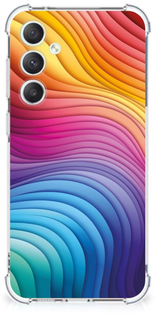 Shockproof Case voor Samsung Galaxy S23 FE Regenboog