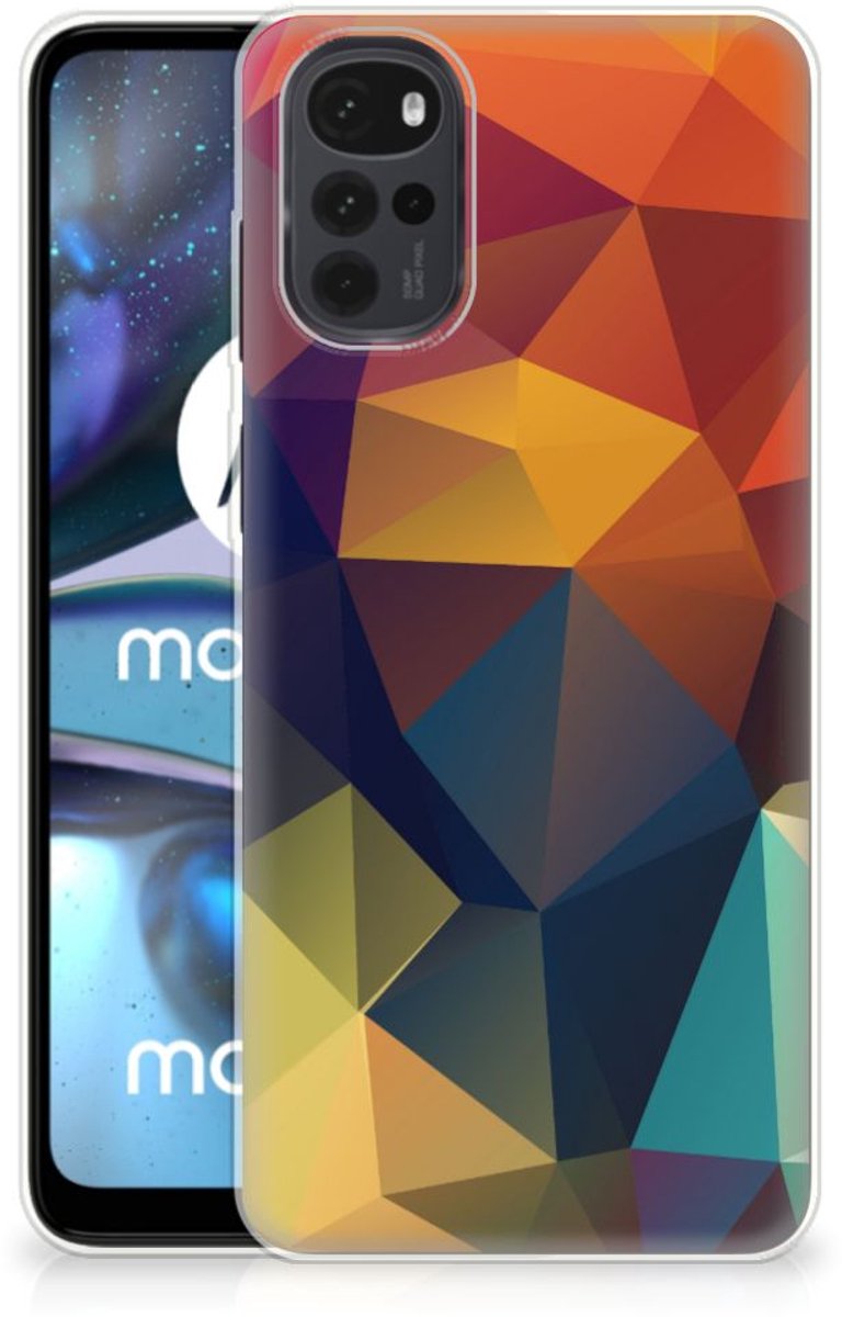 Motorola Moto G22 TPU Hoesje Polygon Color