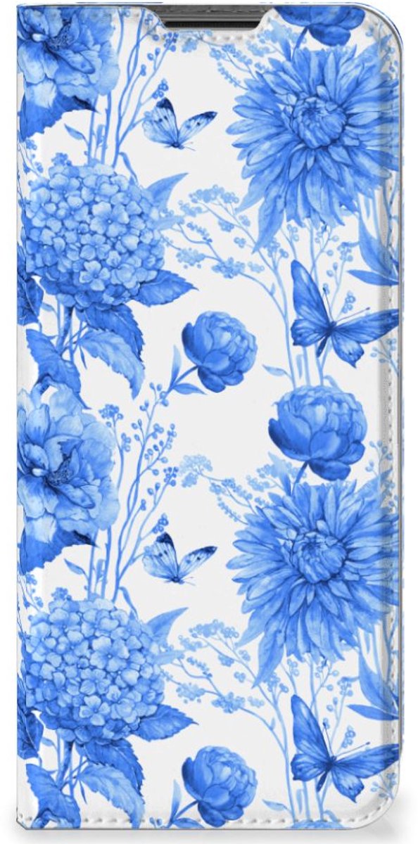 Smart Cover voor Nokia G50 Flowers Blue