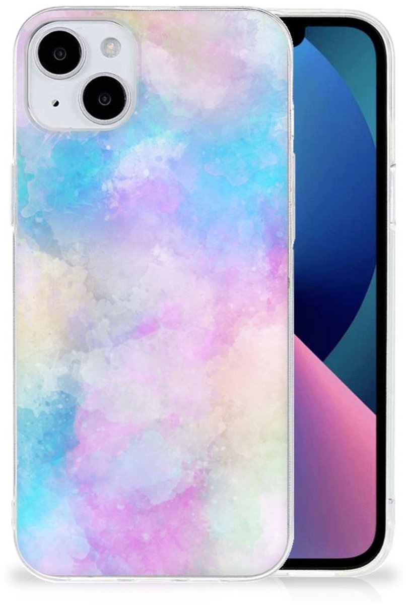 Hoesje maken iPhone 15 Plus Watercolor Light