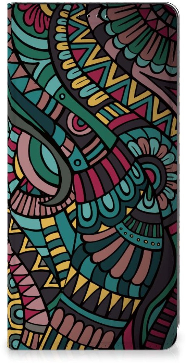Book Case voor Samsung Galaxy S23 FE Hoesje met Magneet Aztec