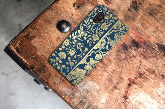 Coque téléphone Samsung Galaxy Xcover 6 Pro Photo case Fleurs Beiges