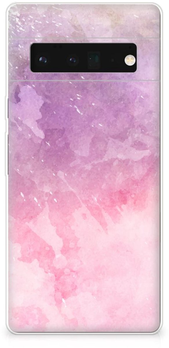 Hoesje maken Google Pixel 6 Pro Pink Purple Paint