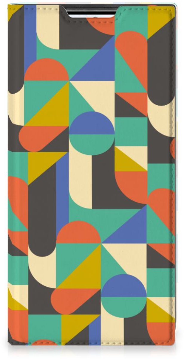 Samsung Galaxy S22 Ultra Hoesje met Magneet Funky Retro
