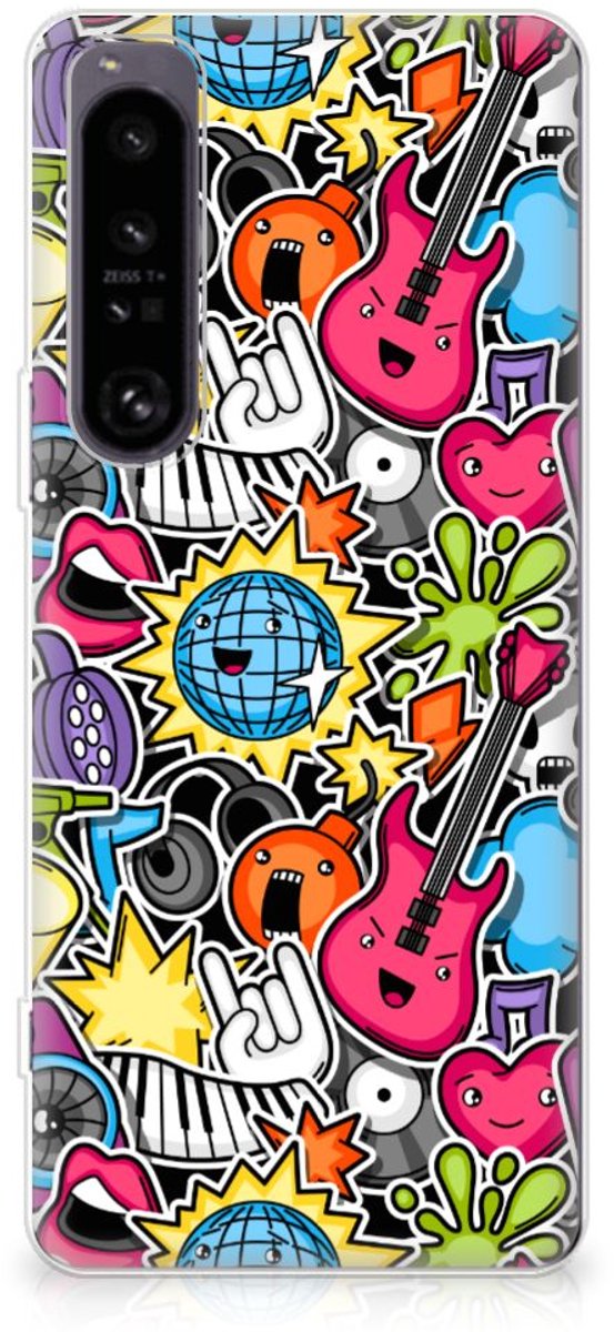 Sony Xperia 1 IV Silicone Back Cover Punk Rock