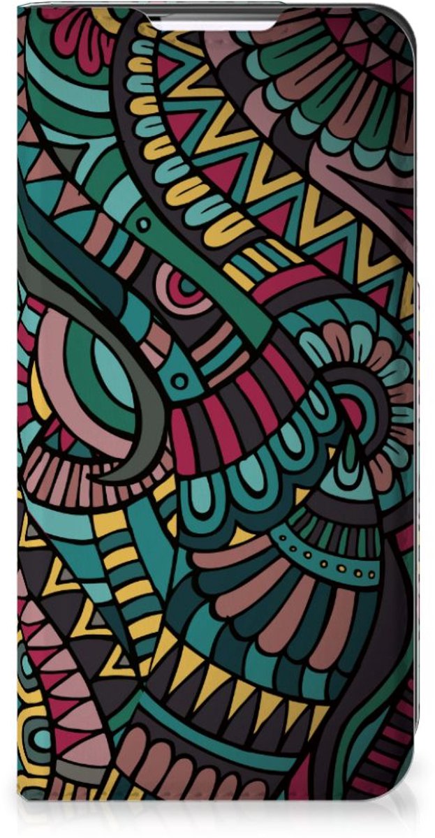 Samsung Galaxy S22 Hoesje met Magneet Aztec