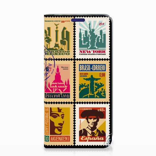 Samsung Galaxy S10e Uniek Standcase couverture Timbres