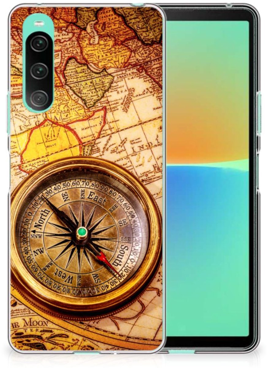 Sony Xperia 10 V Siliconen Back Cover Kompas
