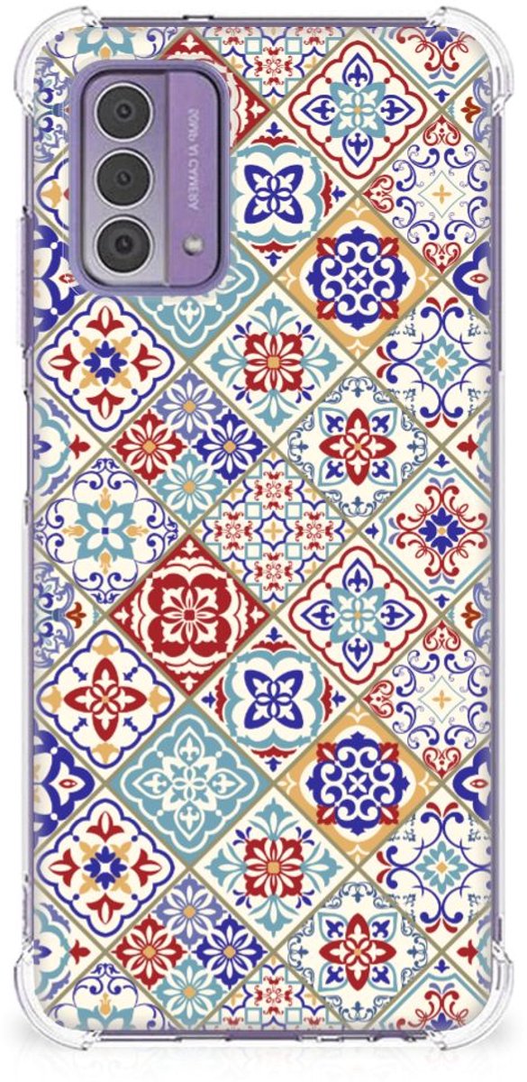 Nokia G42 Anti-Shock Hoesje Tiles Color