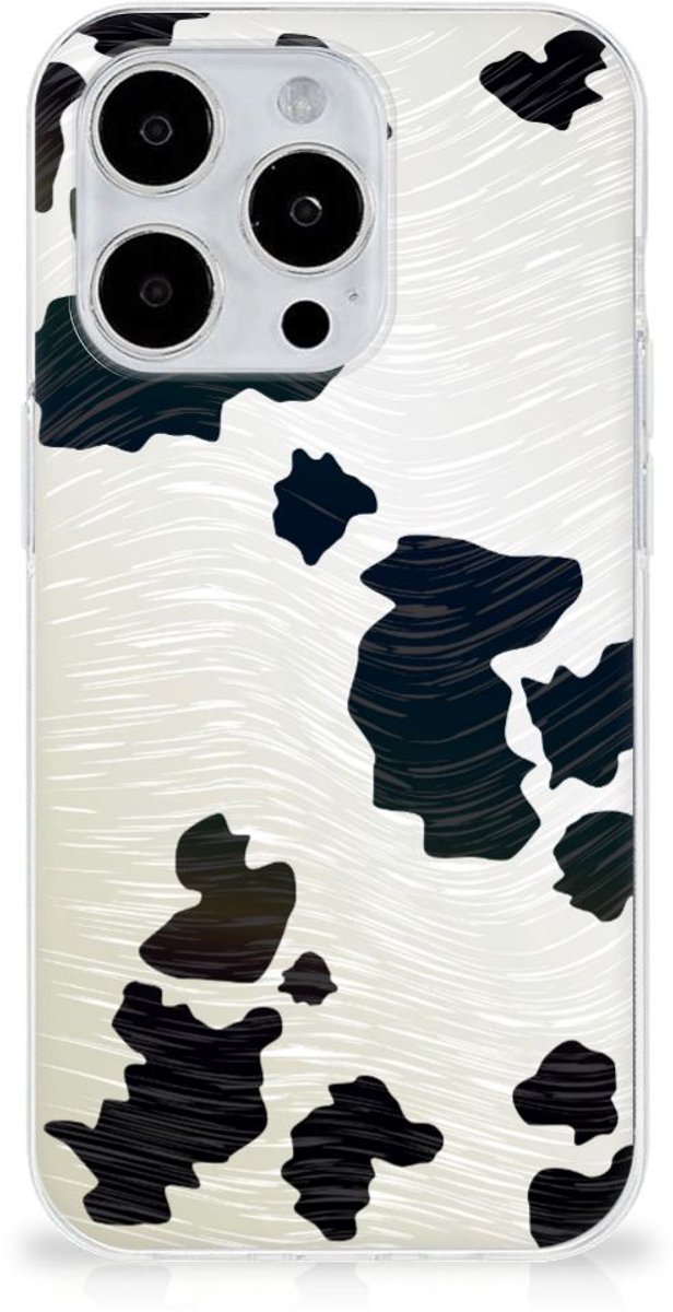 iPhone 15 Pro TPU Hoesje Koeienvlekken