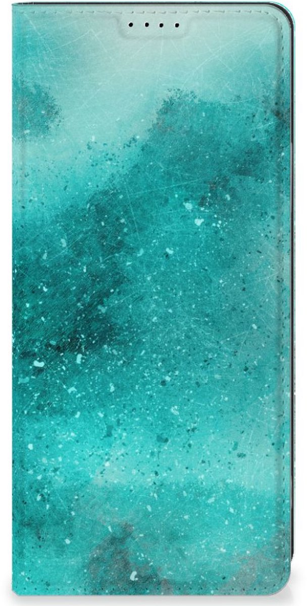 Bookcase OPPO A58 4G Painting Blue