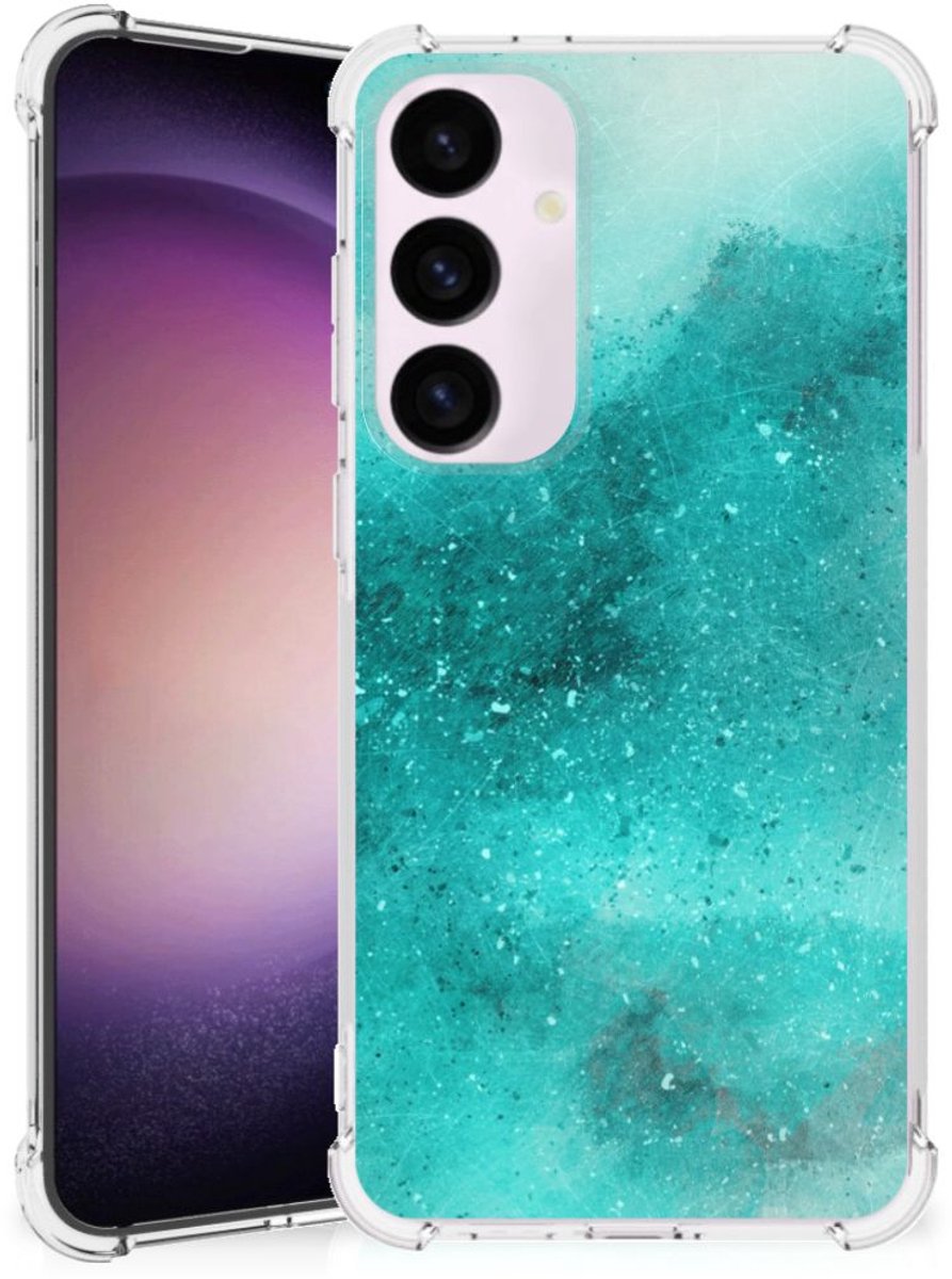 Back Cover Samsung Galaxy S24 Plus Painting Blue