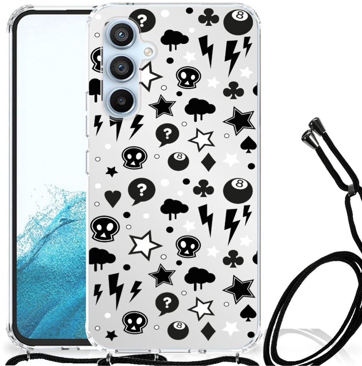 Extreme Case Samsung Galaxy A54 5G Silver Punk
