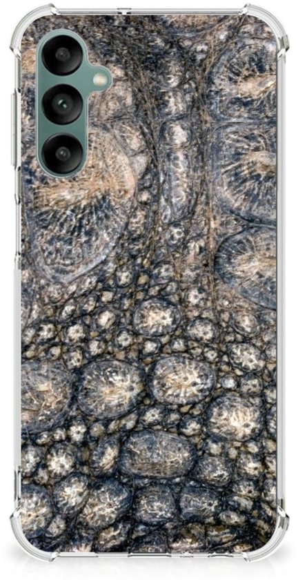 Coque antichoc Samsung Galaxy A24 Phone Case avec bord transparent Crocodile print