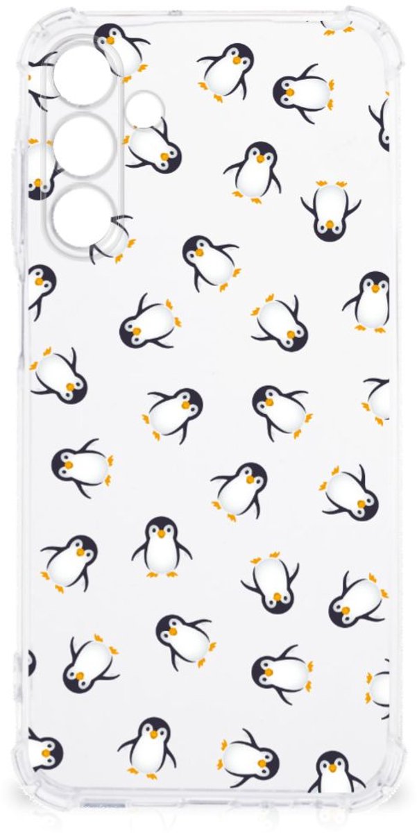 Doorzichtige Silicone Hoesje voor Samsung Galaxy A15 Pinguïn