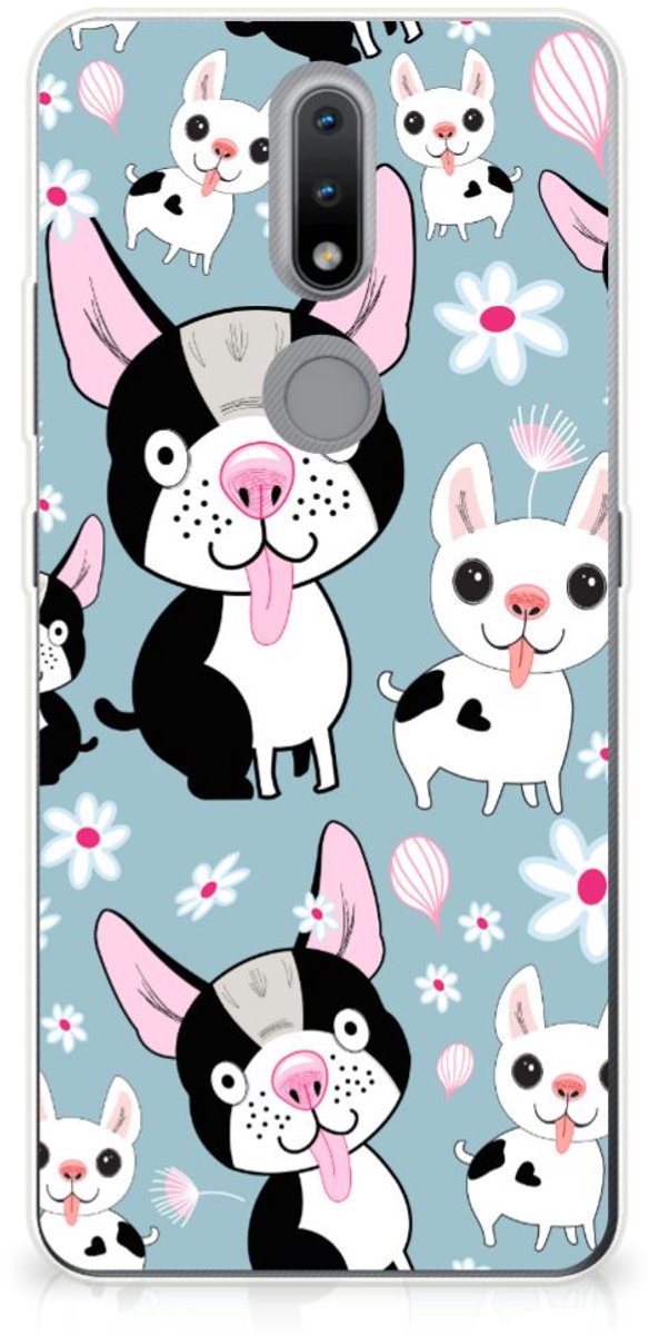 Nokia 2.4 TPU Hoesje Hondjes