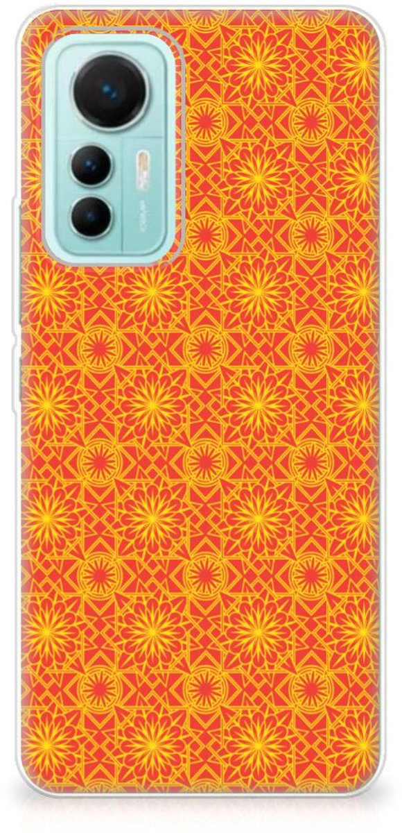 Xiaomi 12 Lite TPU bumper Batik Oranje