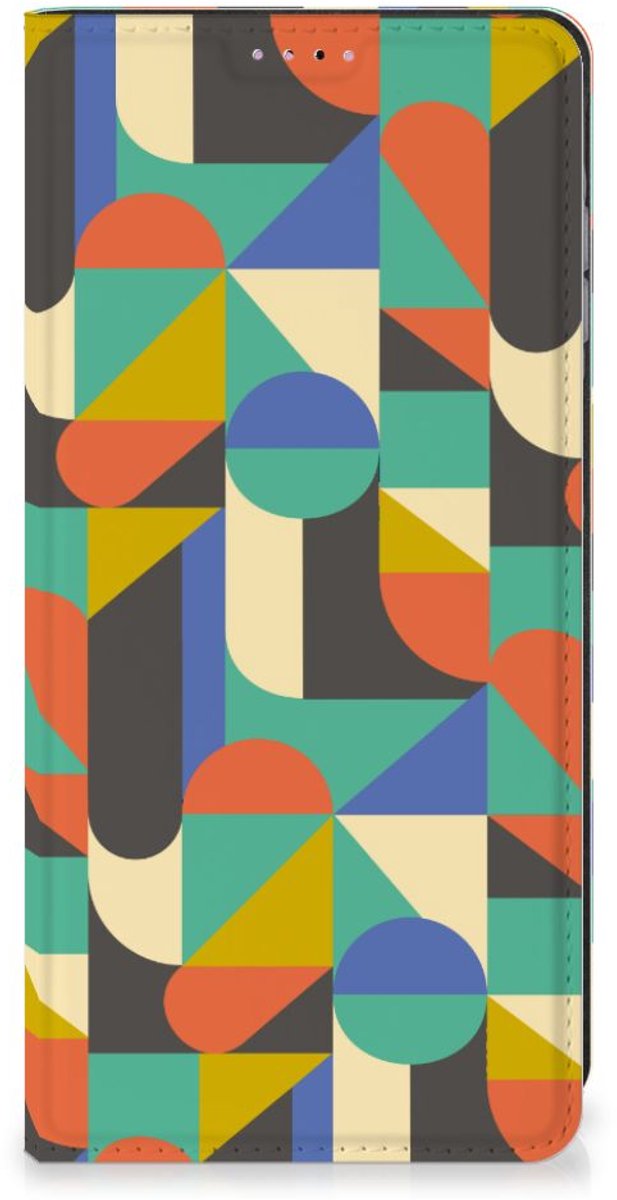 Samsung Galaxy A25 Hoesje met Magneet Funky Retro