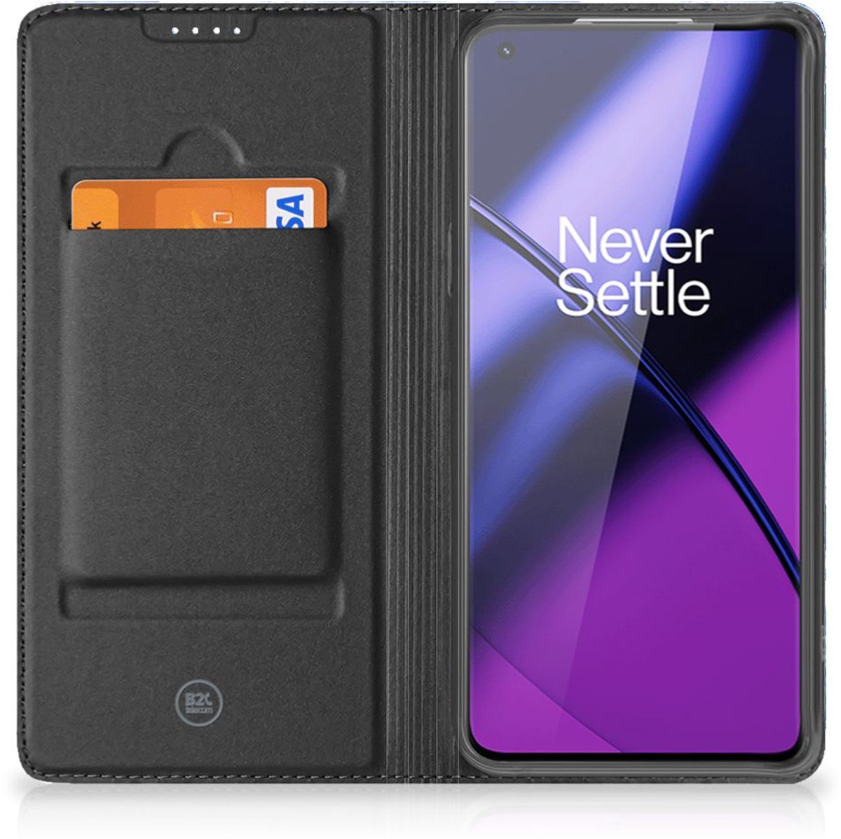 Smart Cover voor OnePlus 11 Flowers Blue