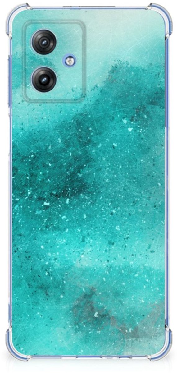 Back Cover Motorola Moto G54 Painting Blue