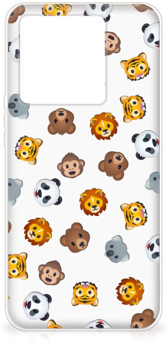 TPU bumper voor Xiaomi 13T Dieren Emojis