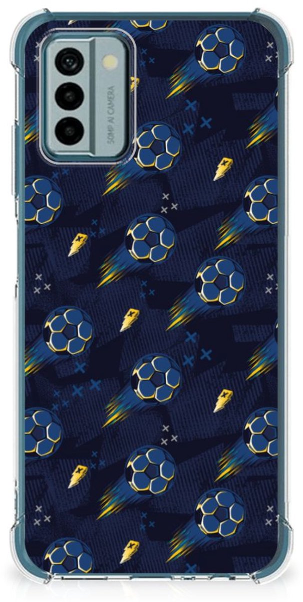 Doorzichtige Silicone Hoesje voor Nokia G22 Voetbal