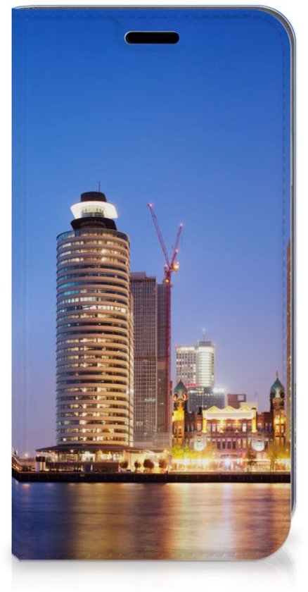 Couverture de livre pour iPhone XR avec fermeture magnétique Rotterdam