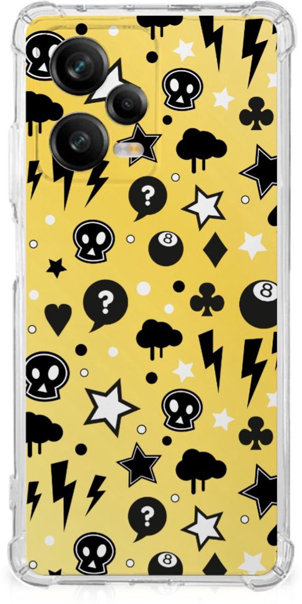 Extreme Case Xiaomi Redmi Note 12 Pro Plus Punk Geel