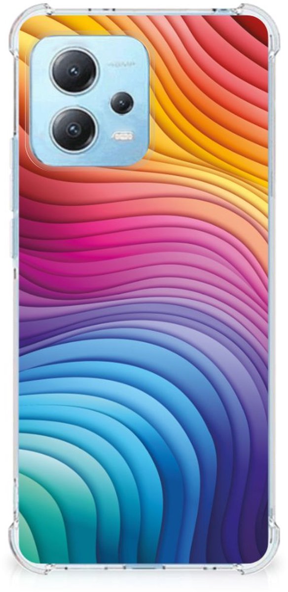 Shockproof Case voor Xiaomi Redmi Note 12 5G Regenboog