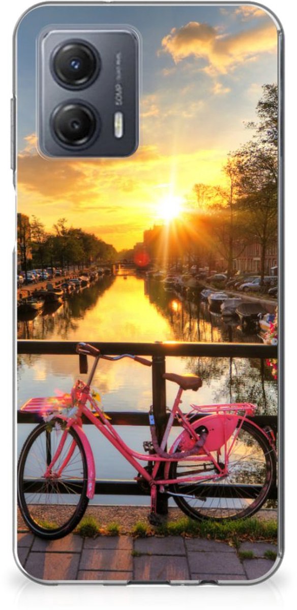 Motorola Moto G53 Siliconen Back Cover Amsterdamse Grachten