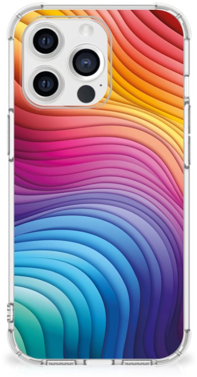 Shockproof Case voor Apple iPhone 13 Pro Regenboog