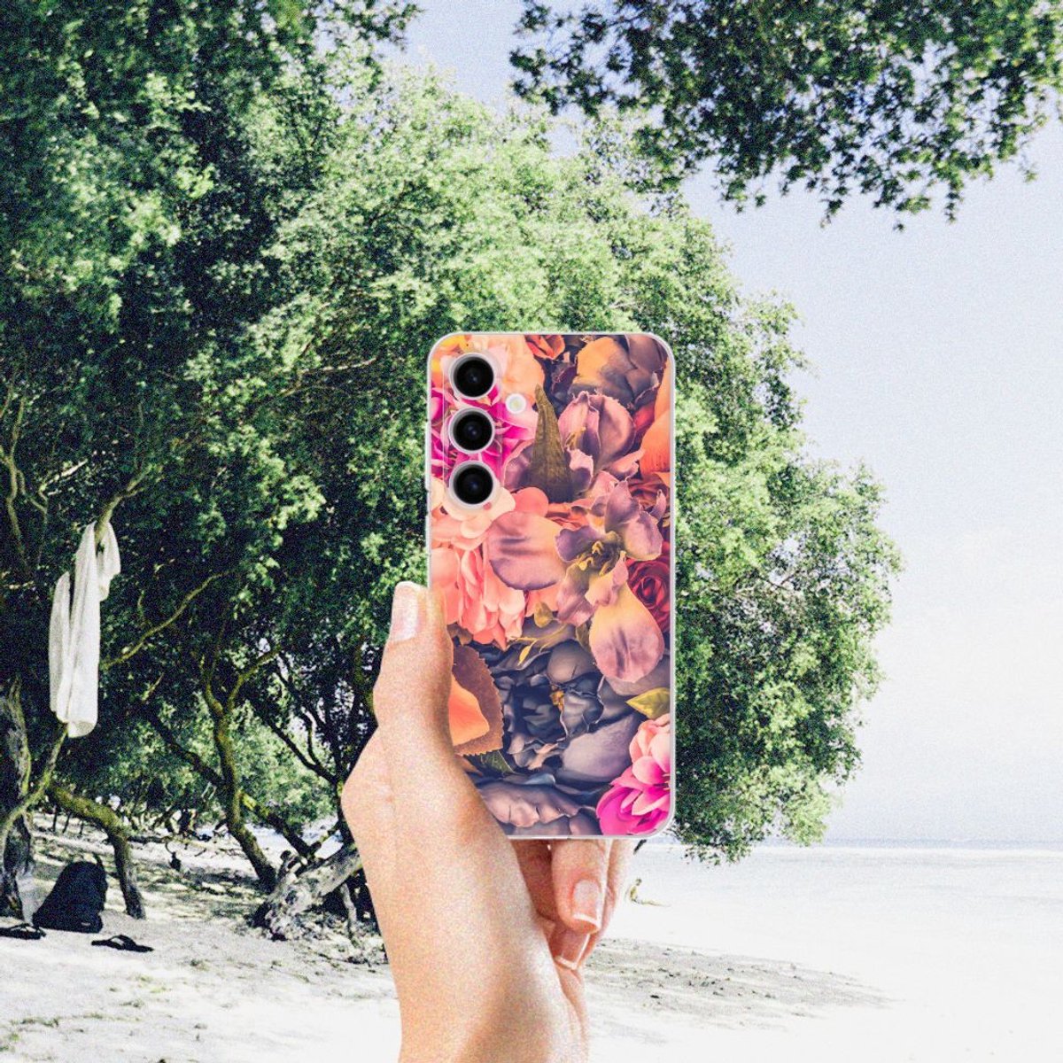 Samsung Galaxy S24 TPU Case Bosje Bloemen
