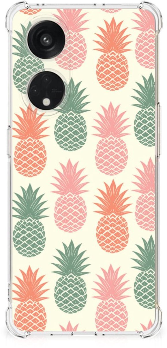Back Cover voor OPPO A98 Beschermhoes Ananas
