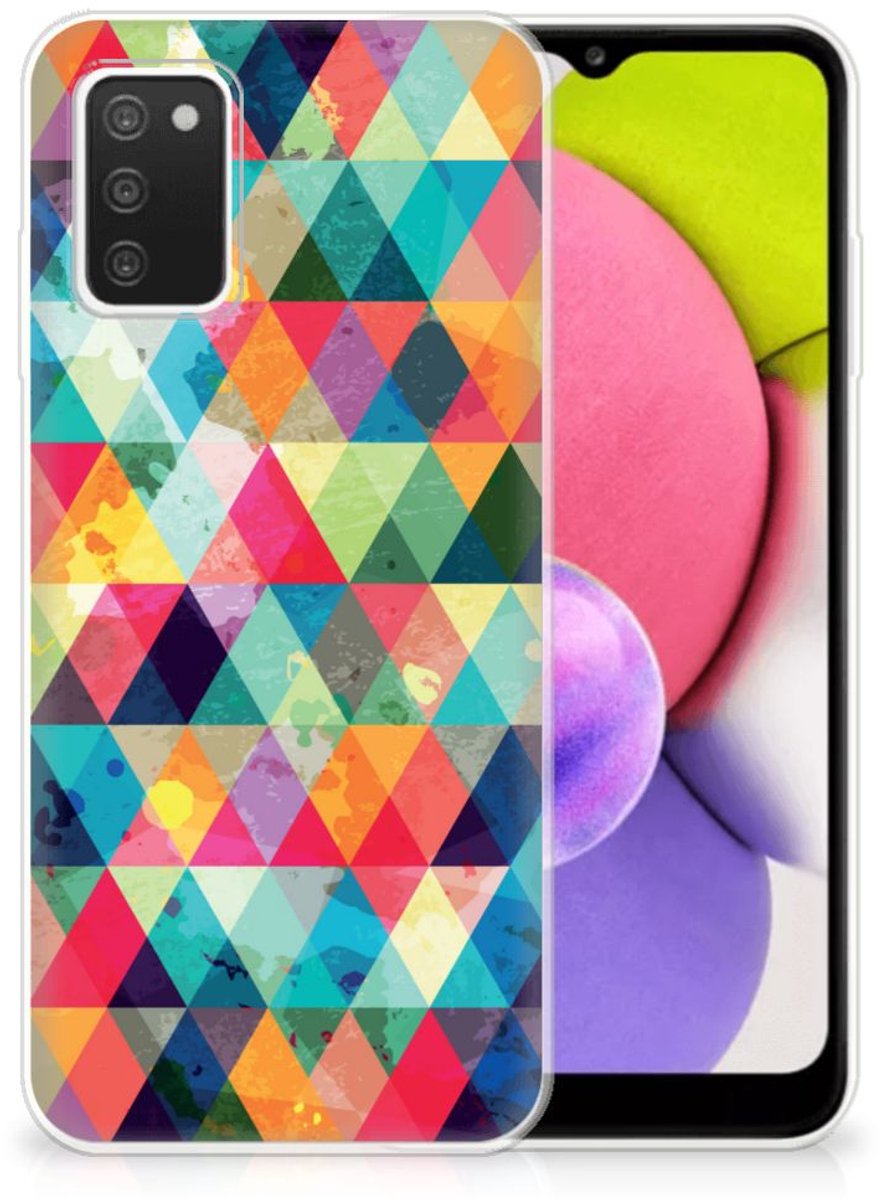 Samsung Galaxy A03S TPU bumper Geruit